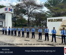 Bảng Báo Giá Công Ty Bảo Vệ Quận Tân Phú – Giải pháp an ninh chuyên nghiệp cho mọi nhu cầu