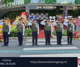 Bảng báo giá công ty bảo vệ Quận 1 – Giải pháp an ninh chuyên nghiệp và đáng tin cậy