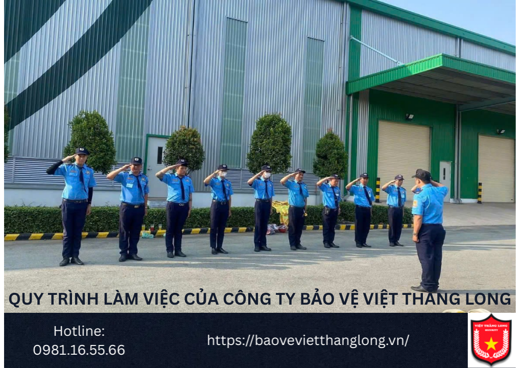 Quy trình làm việc của công ty bảo vệ Việt Thăng Long