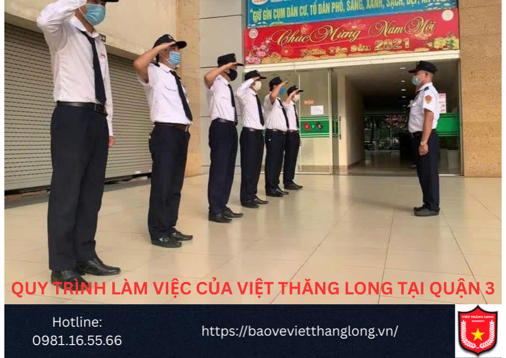 Quy trình làm việc của Việt Thăng Long tại Quận 3