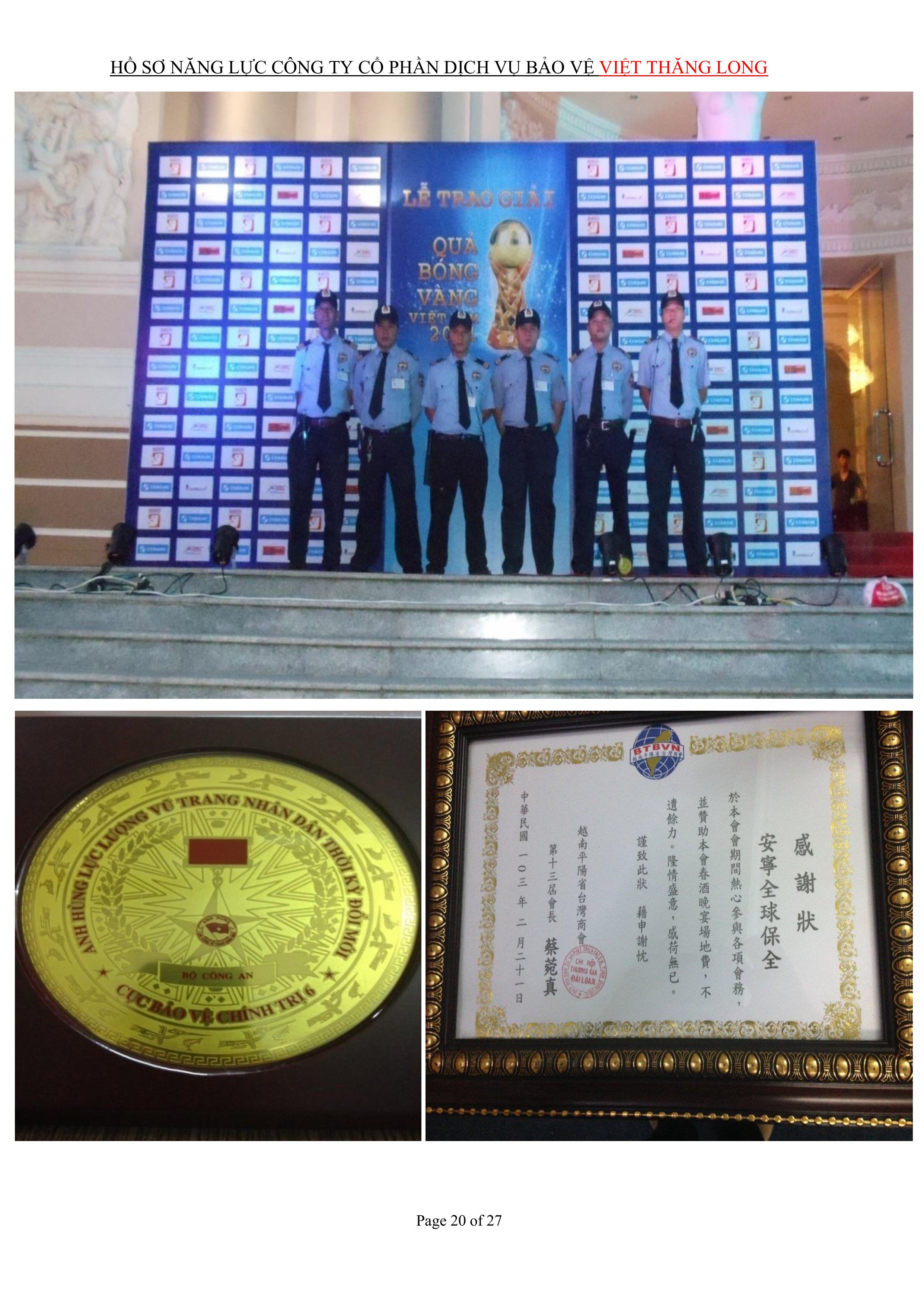 Khách hàng tại dịch vụ bảo vệ Việt Thăng Long