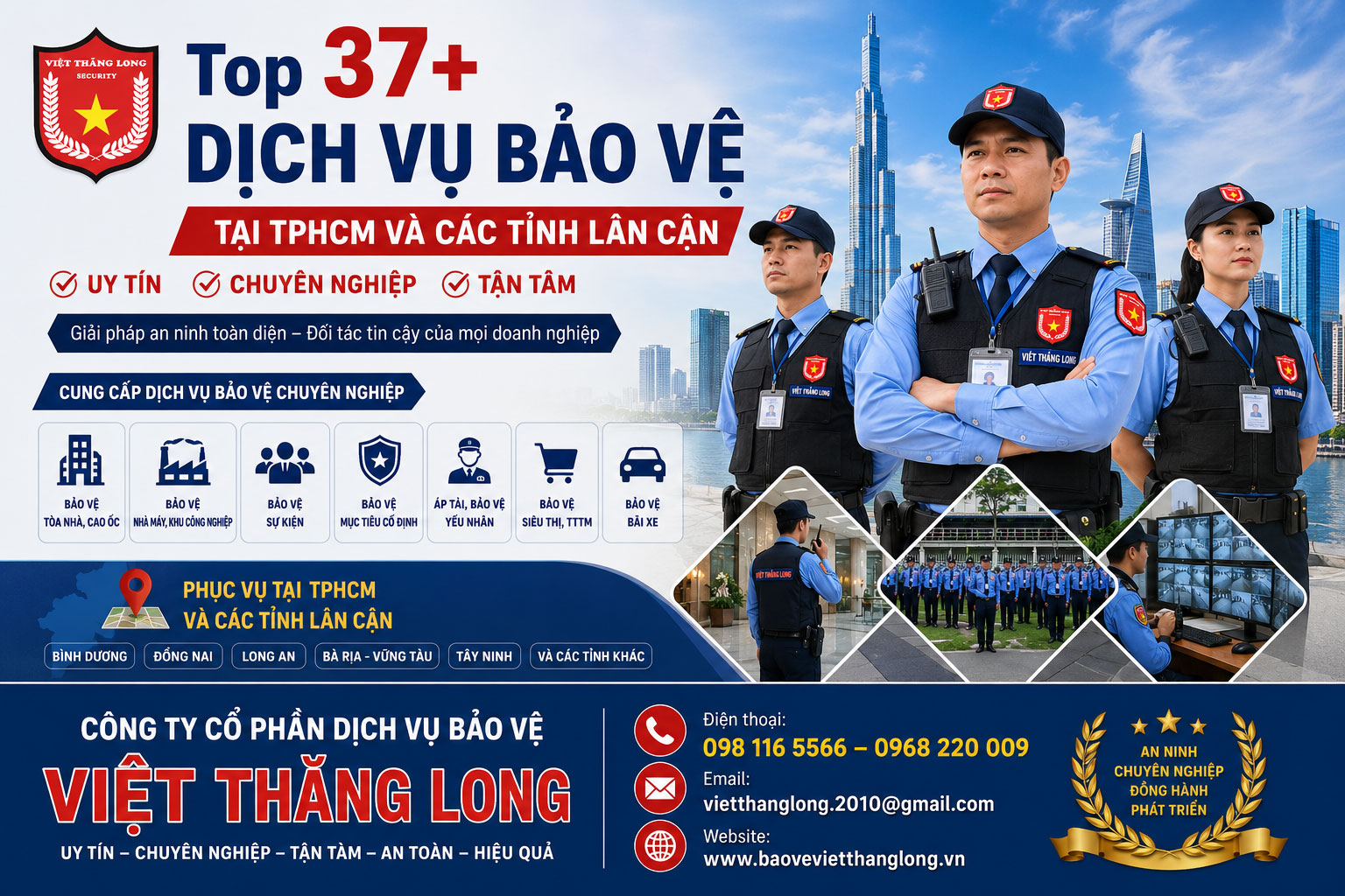 Dịch vụ bảo vệ tại TPHCM uy tín