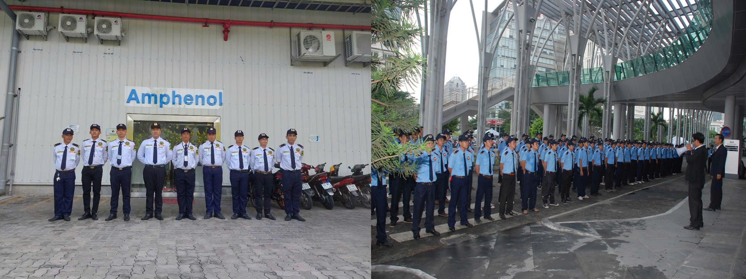 Đội ngũ bảo vệ chuyên nghiệp tại Việt Thăng Long