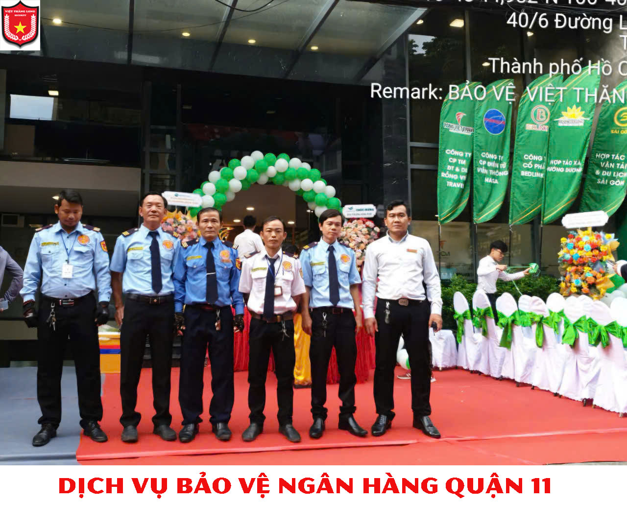 Dịch vụ bảo vệ ngân hàng quận 11